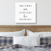 朝食食べの栽培戦略 キャンバスプリント (インサイチュ (寝室))