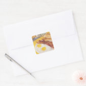 朝食2 スクエアシール (封筒)