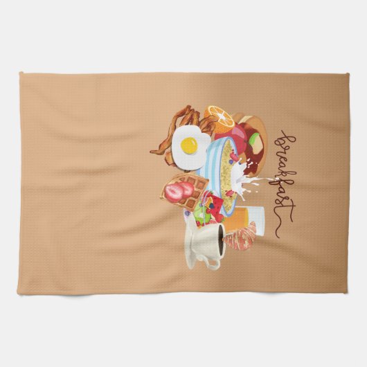 朝食 キッチンタオル (横)