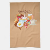 朝食 キッチンタオル (縦)