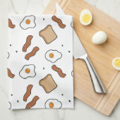 朝食 キッチンタオル (四つ折り)