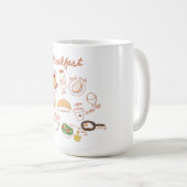 朝食 コーヒーマグカップ (正面右)