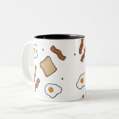 朝食 ツートーンマグカップ (正面左)