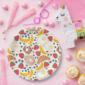 朝食 ブランシュ フード ビュッフェ  ペーパープレート (パーティー)