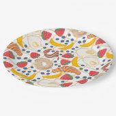 朝食 ブランシュ フード ビュッフェ  ペーパープレート (アングル)