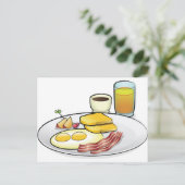 朝食 ポストカード (スタンド正面)