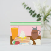 朝食 ポストカード (スタンド正面)