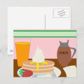 朝食 ポストカード (正面/裏面)