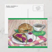 朝食 ポストカード (正面/裏面)