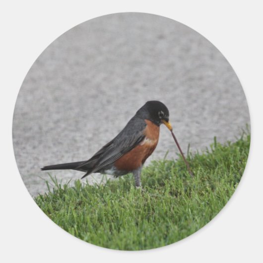 朝食 ラウンドシール (正面)