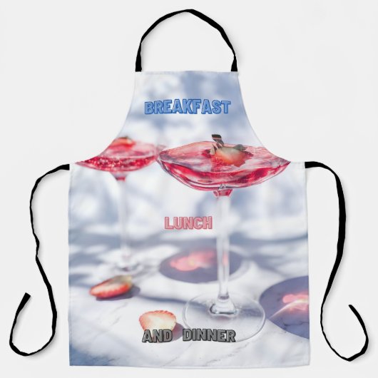 朝食、ランチ、ディナーエプロン エプロン (正面)
