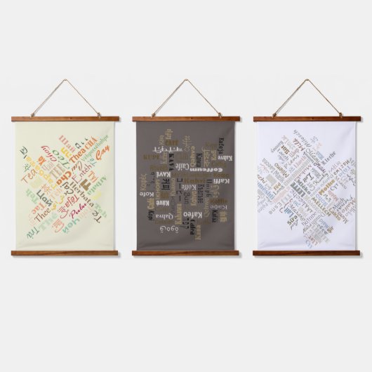 朝食 吊り下げ型タペストリー (トリプル)