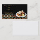 朝食 名刺 (正面/裏面)