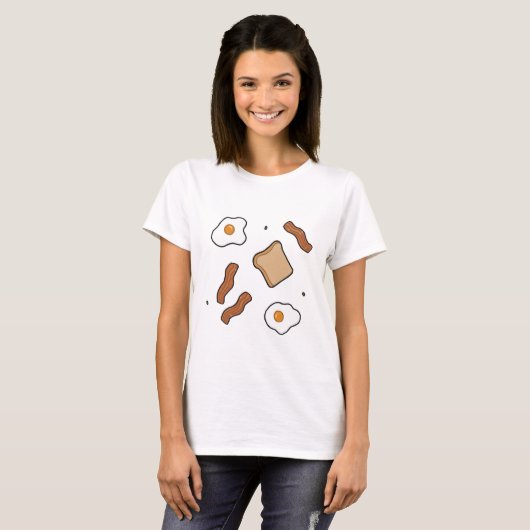 朝食 Tシャツ (正面フル)
