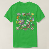 朝食 Tシャツ (デザイン正面)