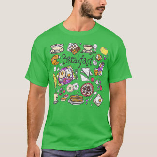 朝食 Tシャツ