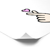 朝鮮ハート標識 フォトプリント            (角)