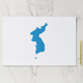 朝鮮半島統一の旗 ペーパーパッド (インサイチュ)