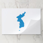 朝鮮半島統一の旗 ペーパーパッド (折り畳み)