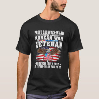 朝鮮戦争のベテラン退役軍人の娘婿です Tシャツ