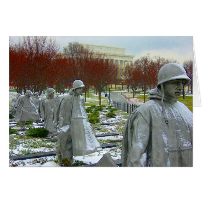 朝鮮戦争の記念物 (正面横)