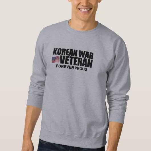 朝鮮戦争の退役軍人のスエットシャツ スウェットシャツ (正面)