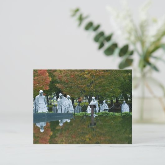 朝鮮戦争の退役軍人の記念物の郵便はがき ポストカード (スタンド正面)