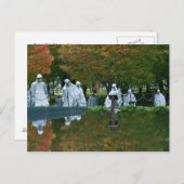 朝鮮戦争の退役軍人の記念物の郵便はがき ポストカード (正面/裏面)