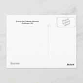 朝鮮戦争の退役軍人の記念物の郵便はがき ポストカード (裏面)