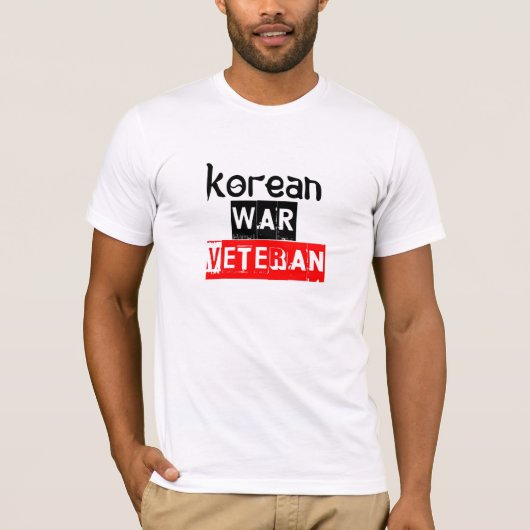 朝鮮戦争の退役軍人 Tシャツ (正面)