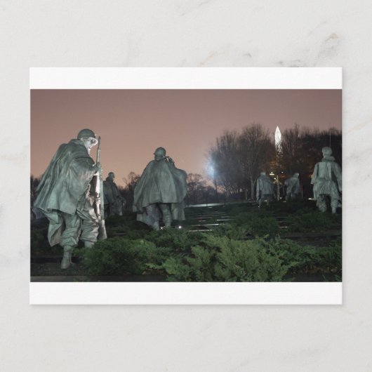 朝鮮戦争記念碑ワシントンモニュメントナイト ポストカード (正面)