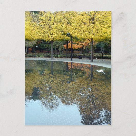 朝鮮戦争記念碑秋 ポストカード (正面)