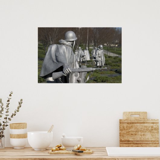 朝鮮戦争記念碑 ポスター (キッチン)