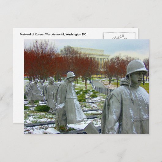 朝鮮戦争記念館 ポストカード (正面/裏面)
