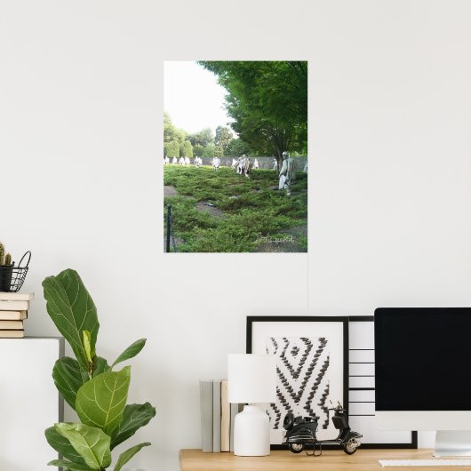 朝鮮戦争退役軍人メモリアル第4戦 ポスター (ホームオフィス)