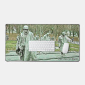 朝鮮戦争退役軍人メモリアル デスクマット (キーボード&マウス)