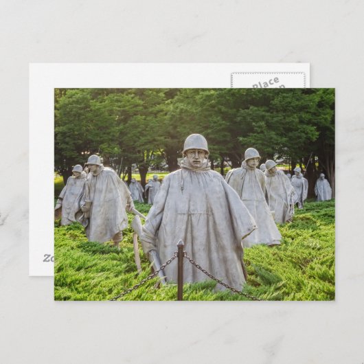 朝鮮戦争退役軍人メモリアル ポストカード (正面/裏面)