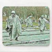 朝鮮戦争退役軍人メモリアル マウスパッド (正面)