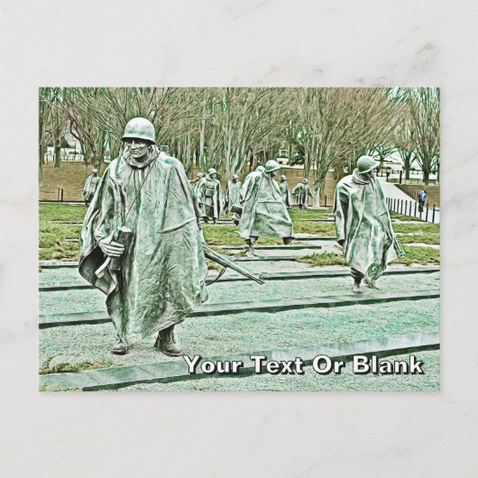 朝鮮戦争退役軍人記念館 ポストカード (正面)