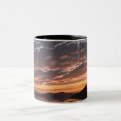 朝鮮海の夕日 ツートーンマグカップ (中央)