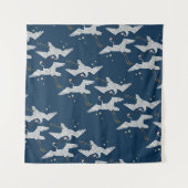 朝鮮鳥の模様 タペストリー (正面)