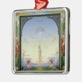 朝1808年 メタルオーナメント (左)