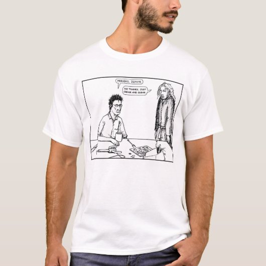 朝、そよ風 Tシャツ (正面)