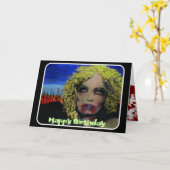 「朝」はバースデー・カードを壊しました カード (黄色い花)