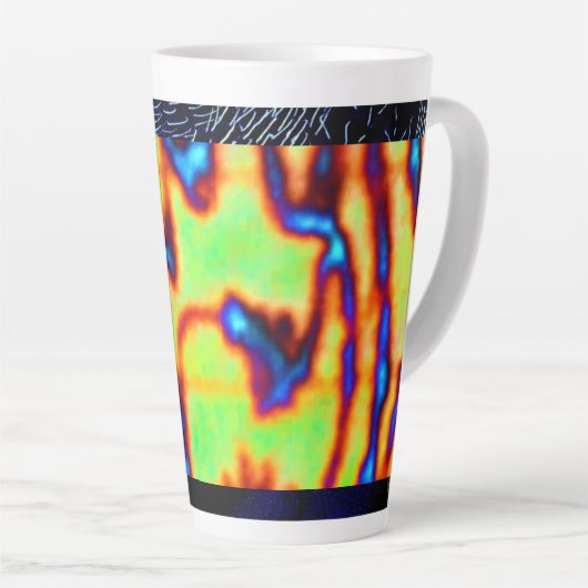 朝 カフェラテマグ (右アングル)