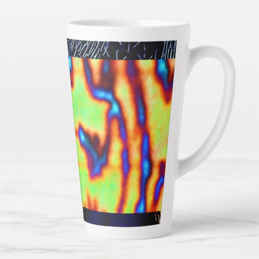 朝 カフェラテマグ (右)