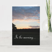 朝… カード (正面)