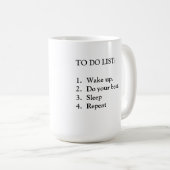 朝、コーヒー、マグ、コップ、おもしろい、ガラス製品 コーヒーマグカップ (正面右)