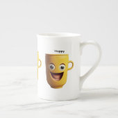 朝 ボーンチャイナマグカップ (右)