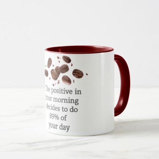 朝 マグカップ (正面右)